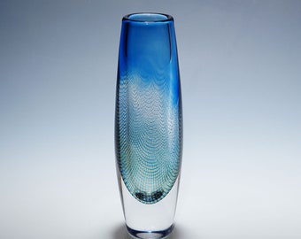 Vintage Kraka Vase by Sven Palmquist for Orrefors, Sweden 1955