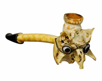 Small Freaky Pipe Made of Chicken Bones, ca. 1900