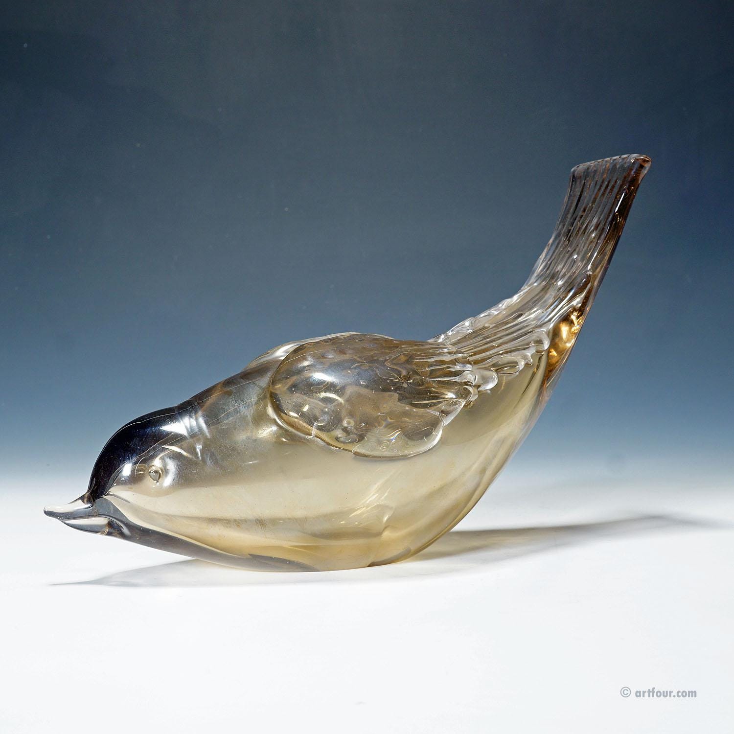 Salviati｜murano｜ガラスオブジェクト｜くちばし破損有｜鳥｜ Salviati Birds - Etsy