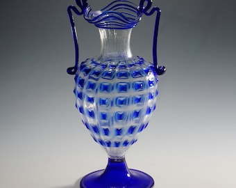 Large Fratelli Toso Amphora Vase ca. 1930