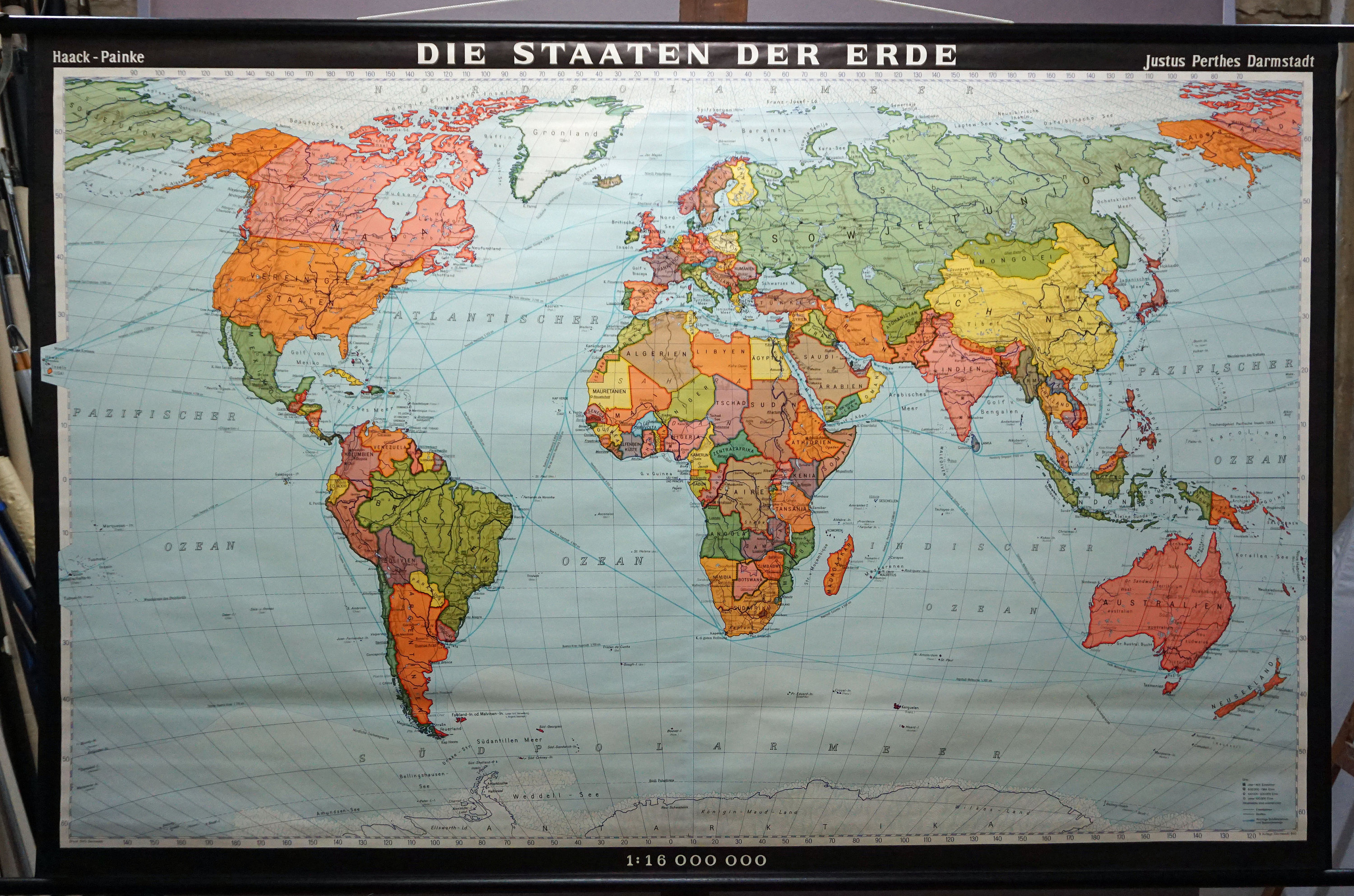 World Map World Countries Earth Poster Wall Chart Mural Print - Etsy