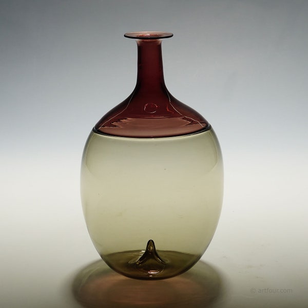 Venini Art Glass Vase 'Bolle ' by Tapio Wirkkala for Venini, Murano