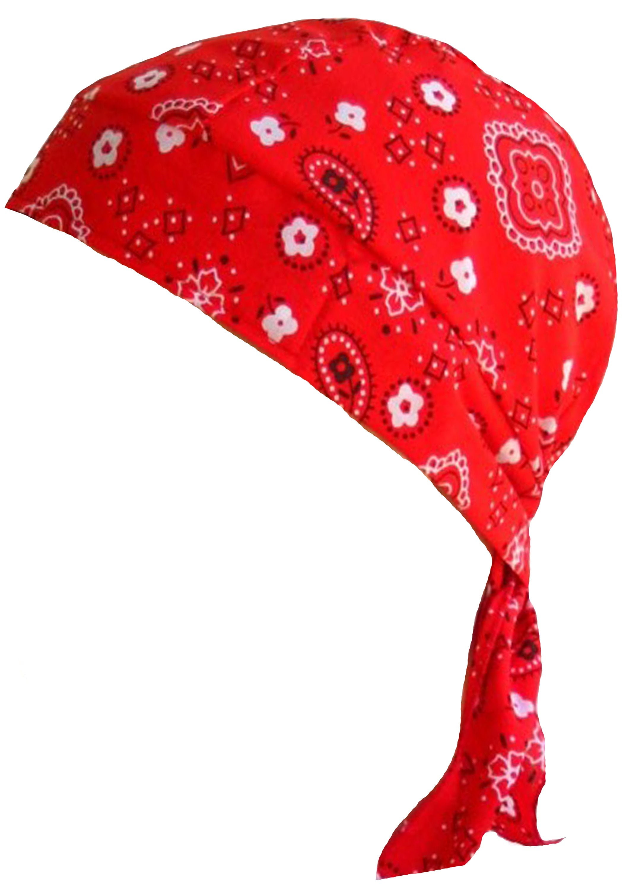 Velvet Durag / Du-rag / Do-rag / Bandana Unisex Dark Red - Israel