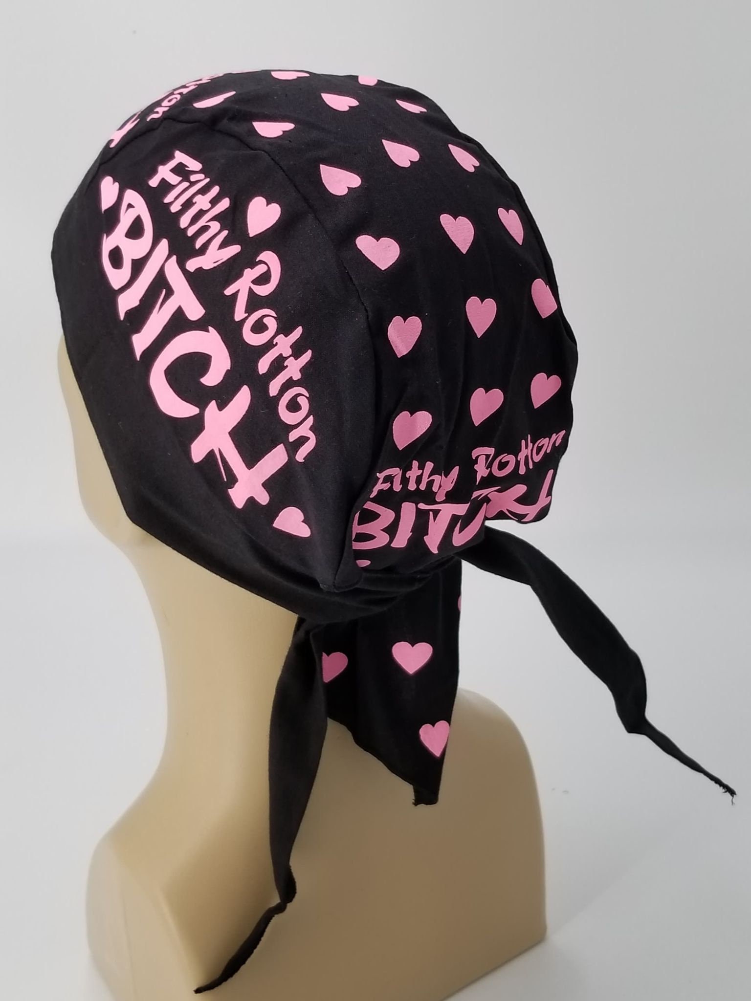Bandana Dorag Cap Filthy Rotten Bitch Cotton Doo Rag Chemo Etsy Ireland