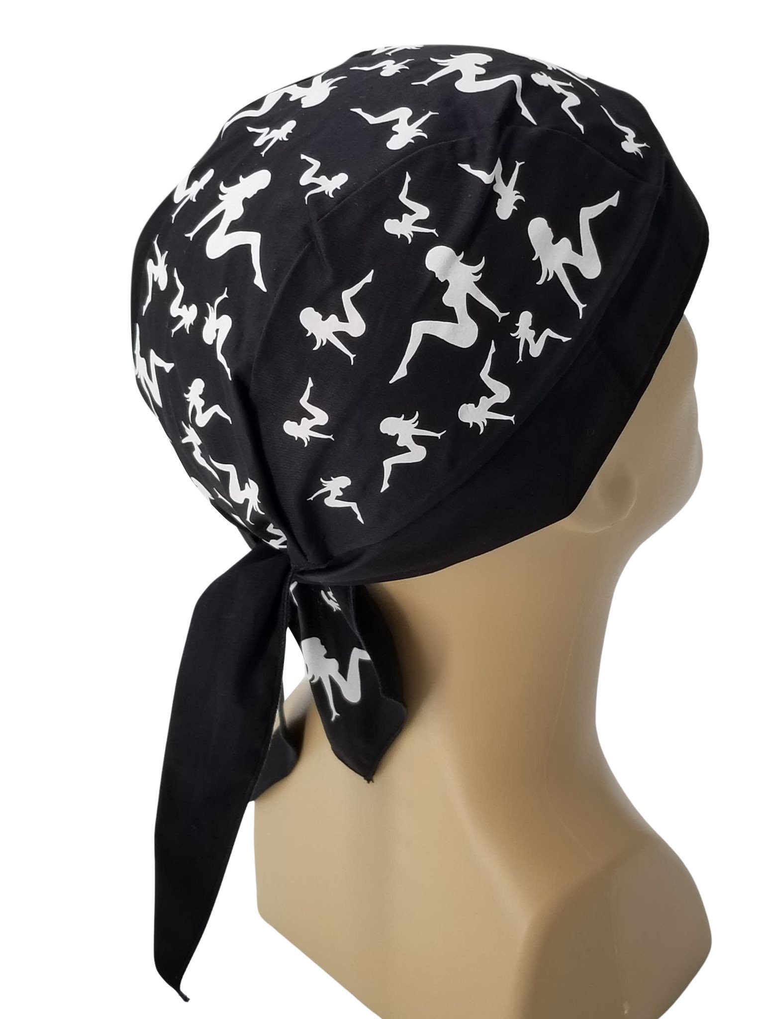 Men Biker Cooling Durag Skull Cap Du-rag Doo Rag Bandana Head Wrap Beanie  Hat US