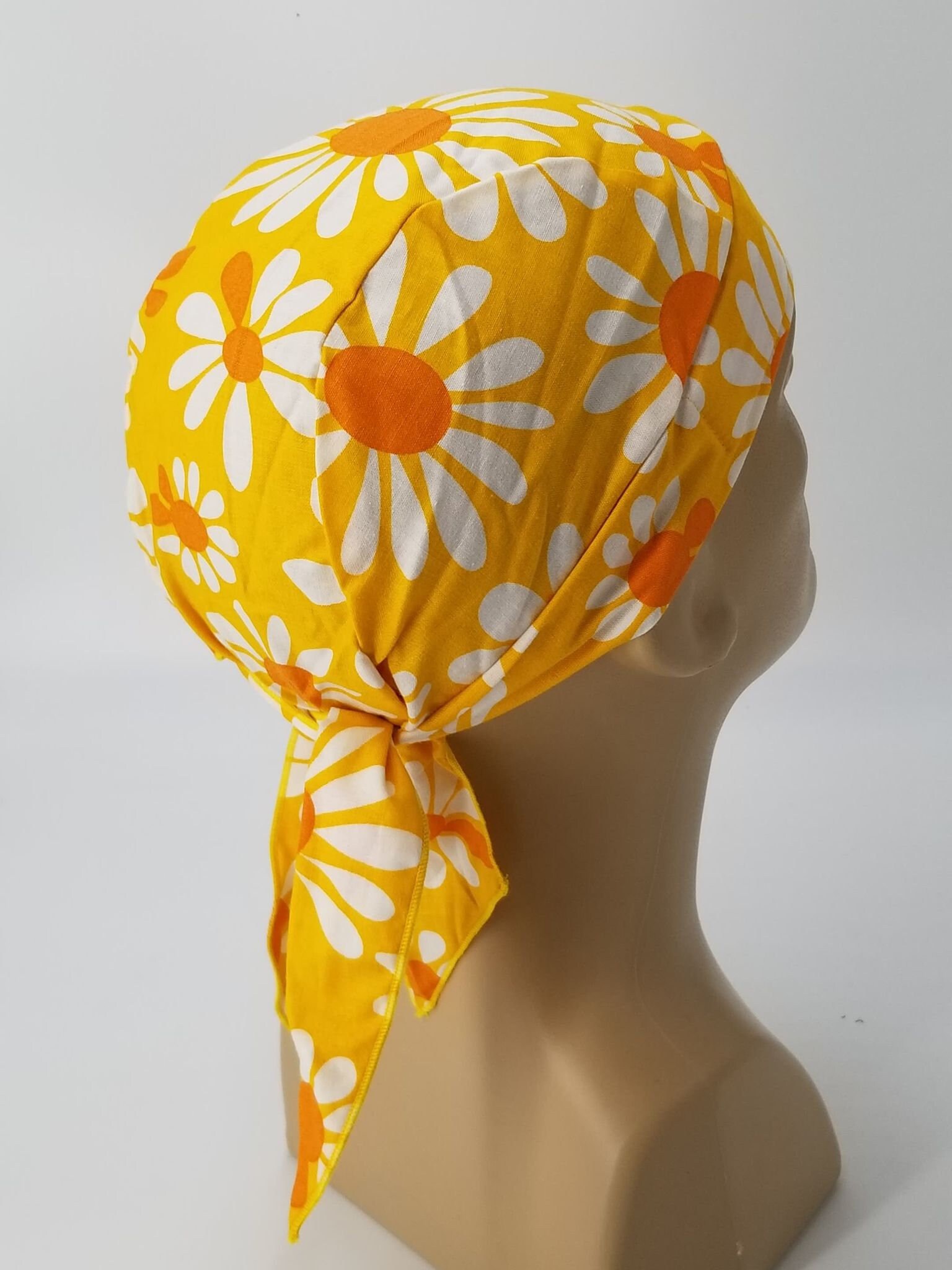 Bandana Dorag Cap Cotton Yoga Sunflower Flowers Doo Rag Etsy