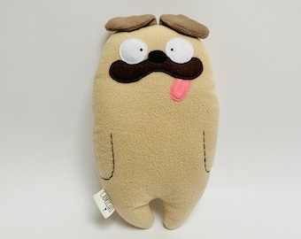 Pug plush toy, Dog plush toy, Baby cuddly toy, Newborn gift