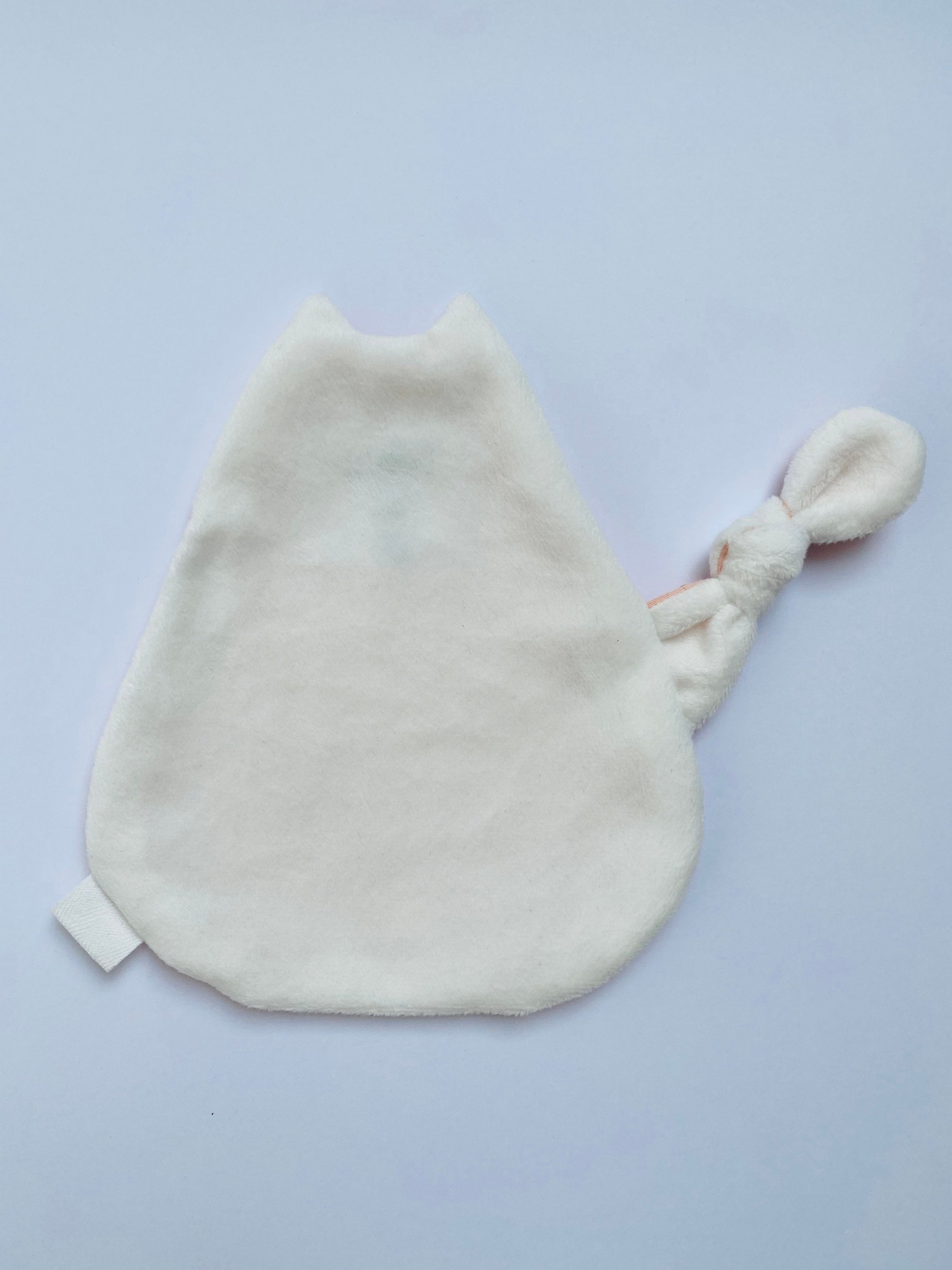 Flat Pink Cat Blanket Nipple Attachment Double Gauze Etsy