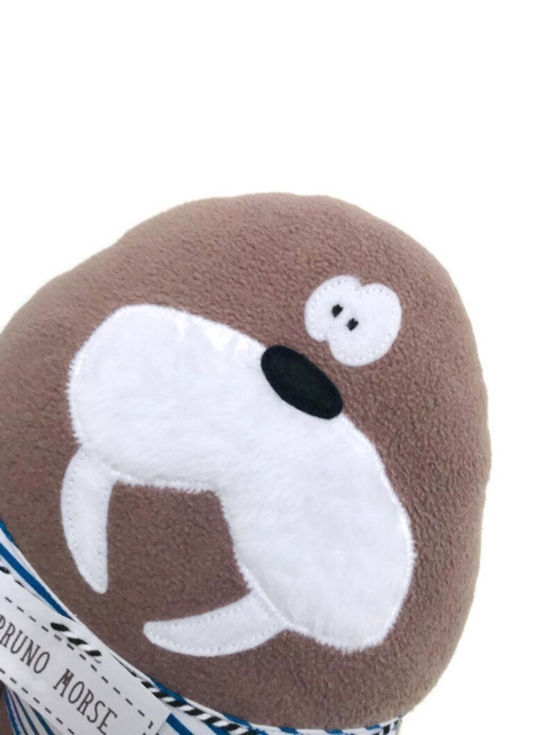 Plush walrus Doudou Bruno Morse birthday gift baby gift kids room decoration
