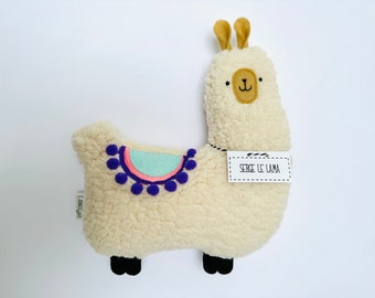 Peluche Lama "Serge", alpaca de peluche suave, decoración de la habitación de los niños
