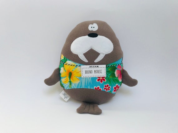 Plush walrus Doudou Bruno Morse birthday gift baby gift kids room decoration