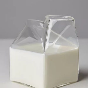 Milk Glass Carton