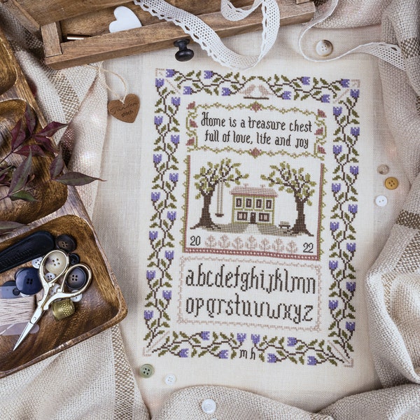 Sampler Cross Stitch - Etsy