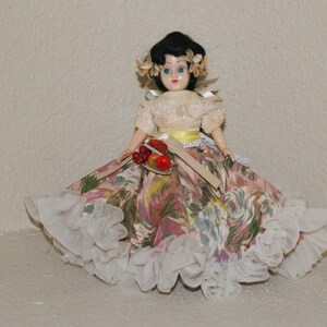 Vintage 60s Doll in Mexican Costume