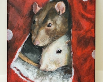 Hand Painted oil painting of small and exotic pets