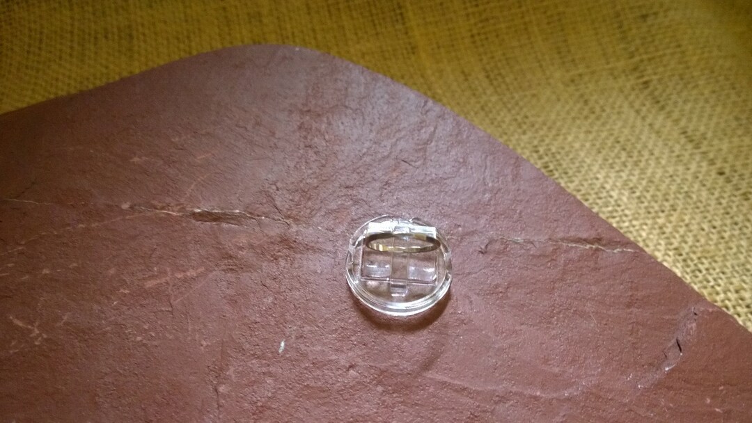 Sterling Silver, Crystal Inset Ring, Size 5.75, Excellent! - Etsy