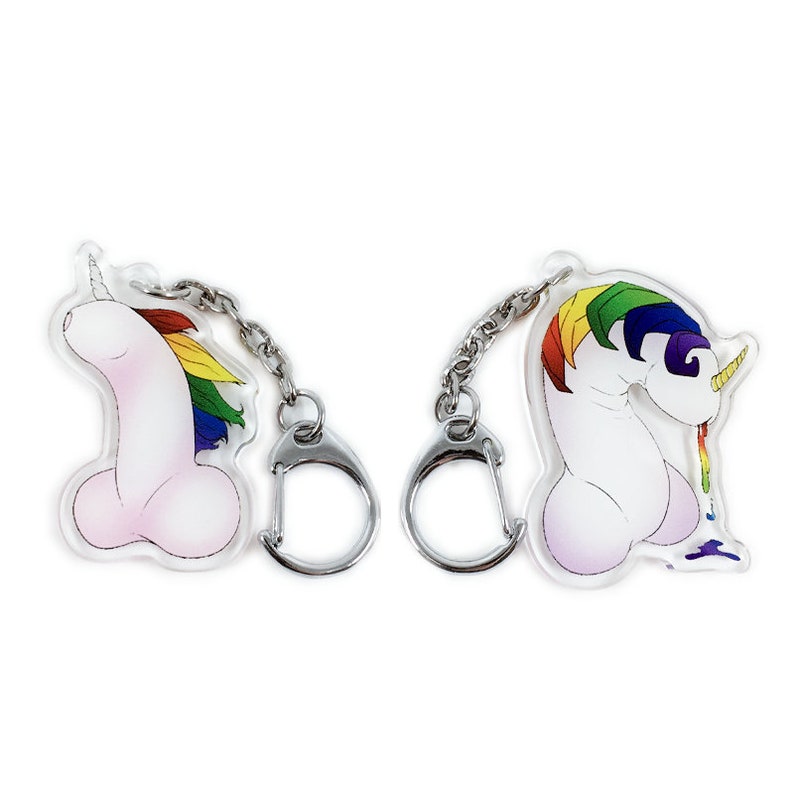 Phallicorn Charm - you choose! 18+ NSFW Mature dick doodle keychain charms! #dickdoodles horse, dildo, penis, cock, dragon, unicorn, penis 