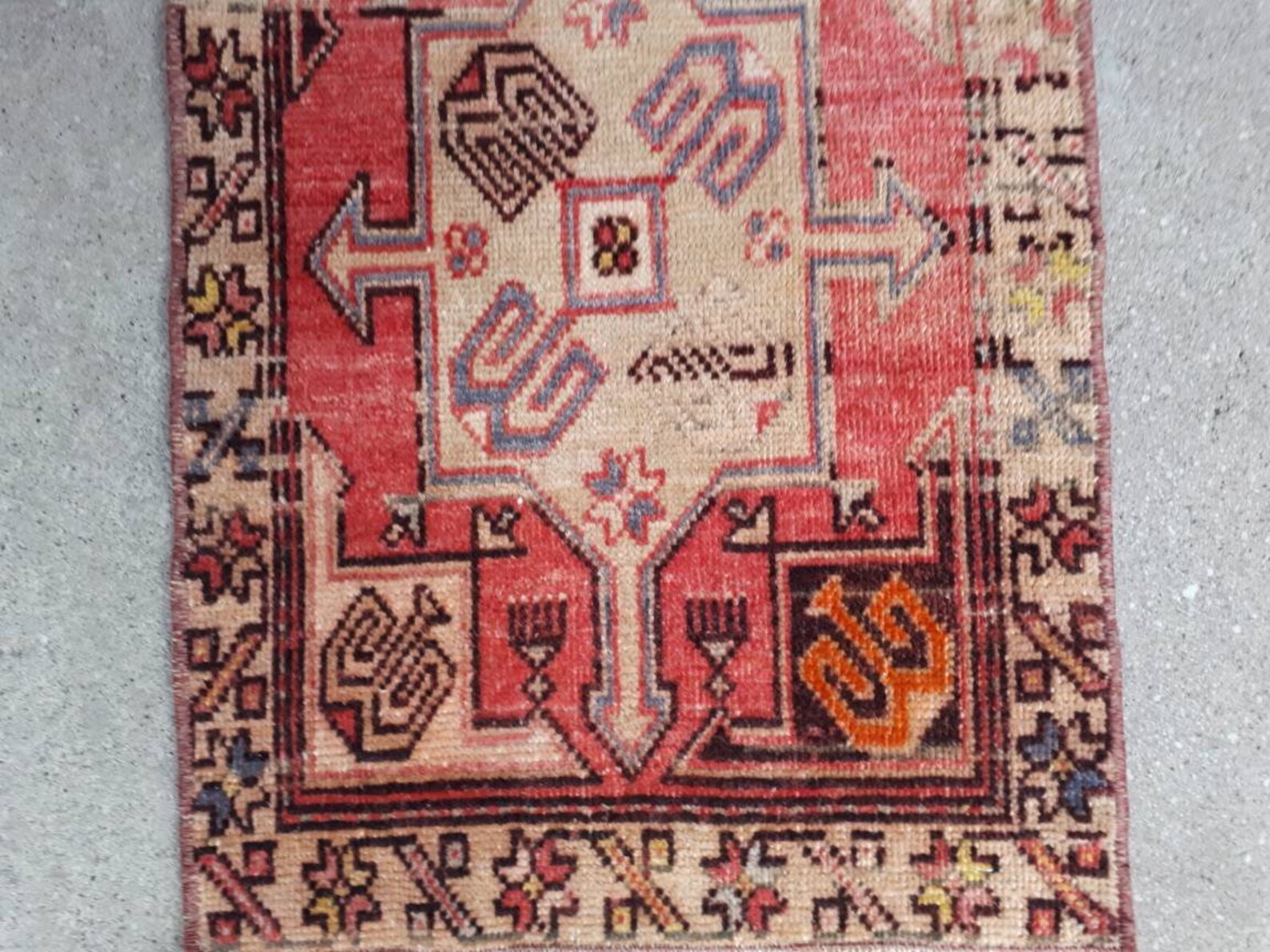 Affordable Small Rug Oushak Rug Turkish Small Rug Vintage Etsy