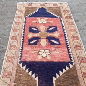 Alfombra beige Alfombra descolorida Baño Alfombra turca pálida | Etsy