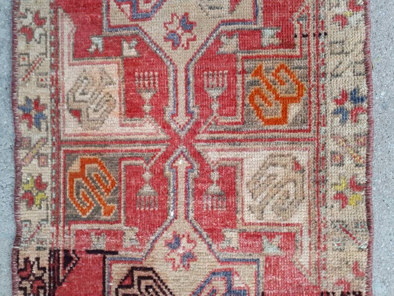 Affordable Small Rug Oushak Rug Turkish Small Rug Vintage Etsy