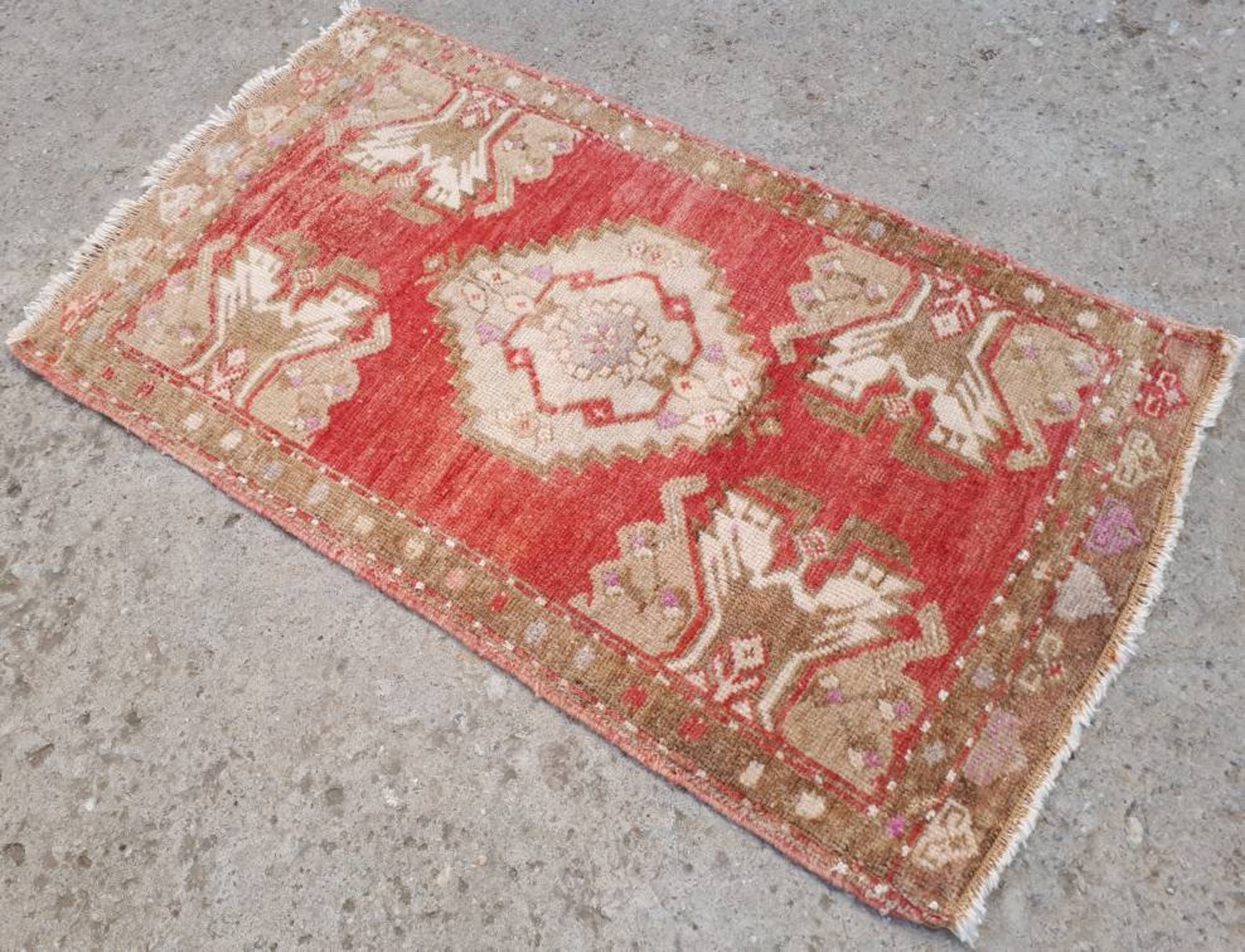 Mat / Front Door Mat / Bohemian Rug / Small Entry Rug Etsy