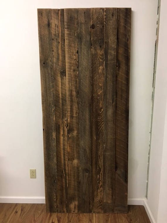 Reclaimed Wood Barn Door Half X Brace Sliding Door 36 X 84 One Etsy