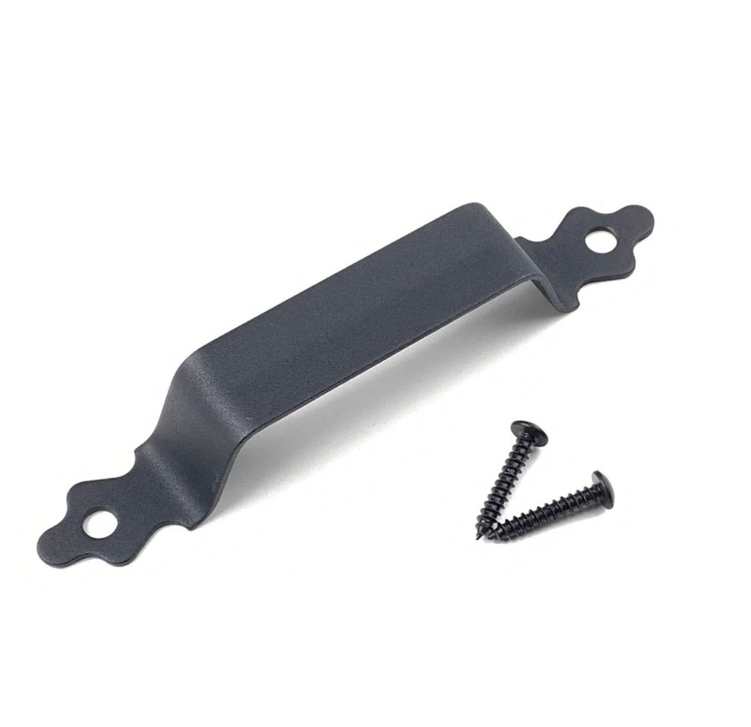 7 Black Carbon Steel Door Handle Design 1 Etsy