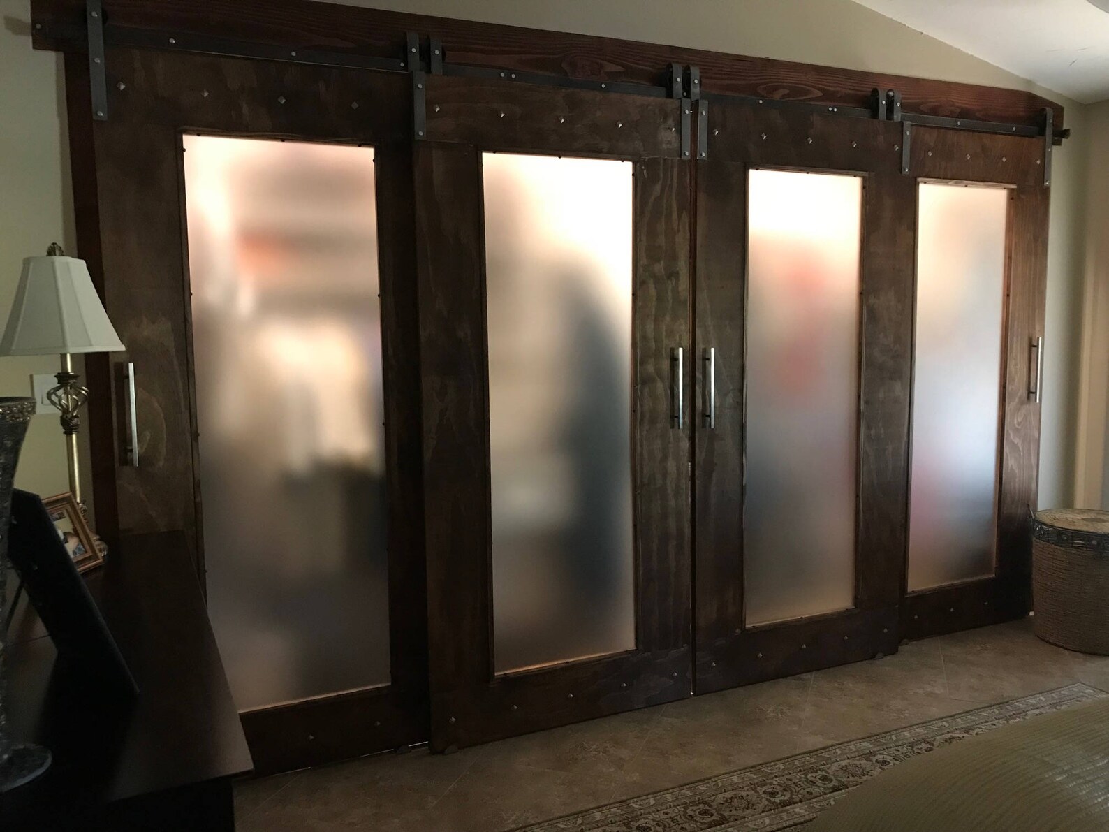 Four Door Single Track Quad Door Bypass Hardware Kit Single Track Kit