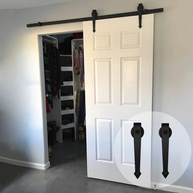 Sliding Barn Door Hardware Kit Sale Standard Hangers Or Arrow Etsy