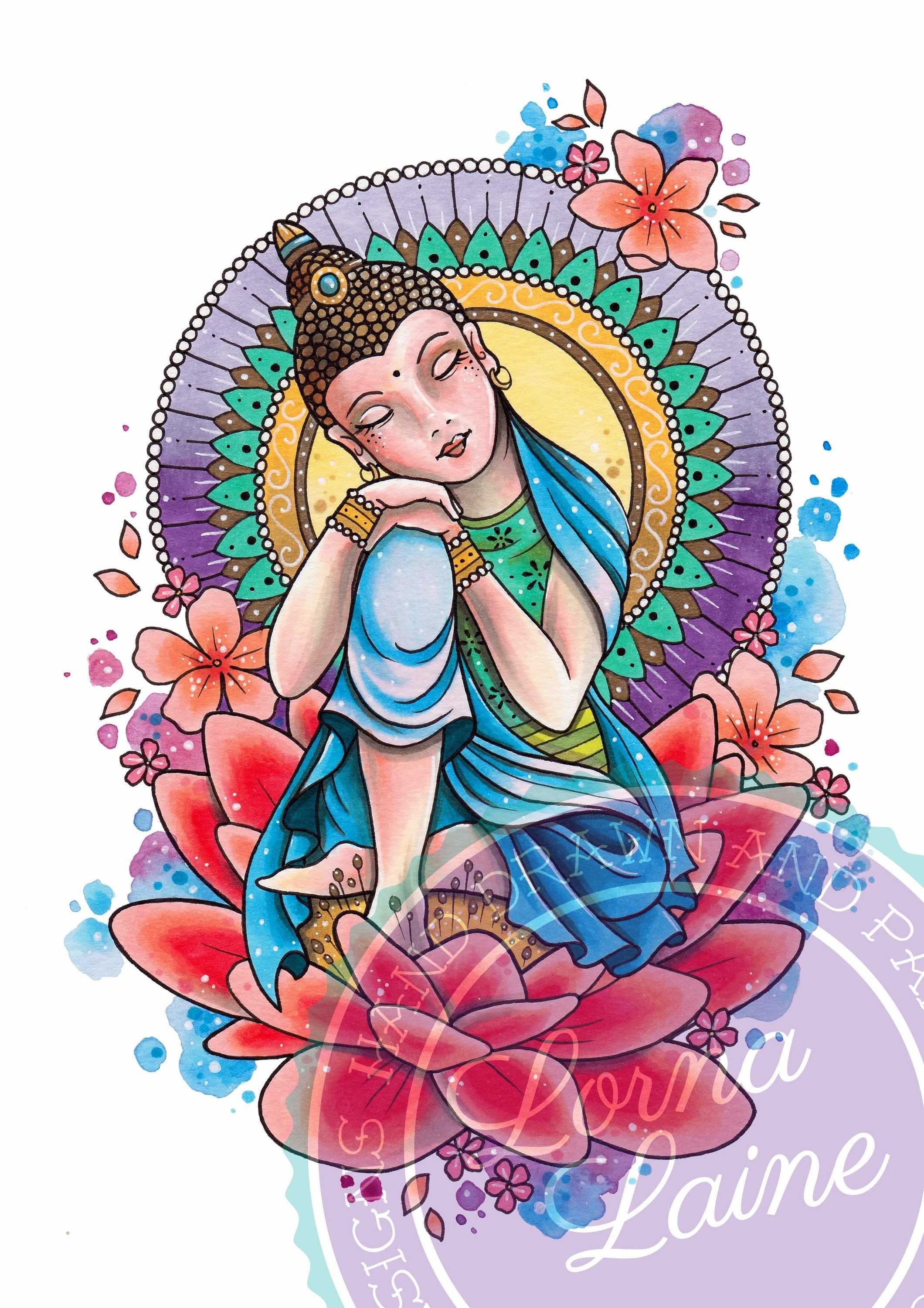 Buddha Tattoo Print Buddha Painting Tattoo Design Spiritual - Etsy Denmark Buddha Tattoo Print Buddha Painting Tattoo Design Spiritual - Etsy Denmark