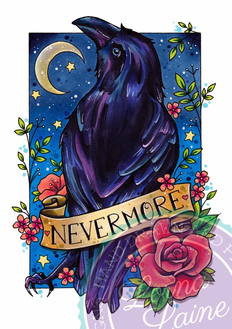 Update more than 70 raven nevermore tattoo latest - in.eteachers