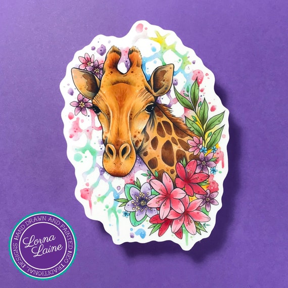 Giraffe stickers discount
