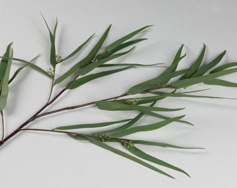 Faux Eucalyptus Willow Stem - 35" length artificial plant