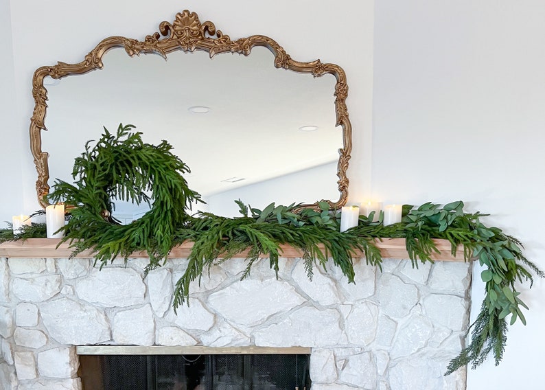 Faux Eucalyptus Garland for home wedding parties bridal showers image 7