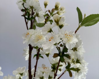 White Cherry Blossom large stem - 44"