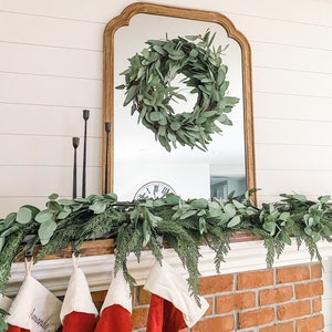 Faux Eucalyptus Garland for home wedding parties bridal showers image 5