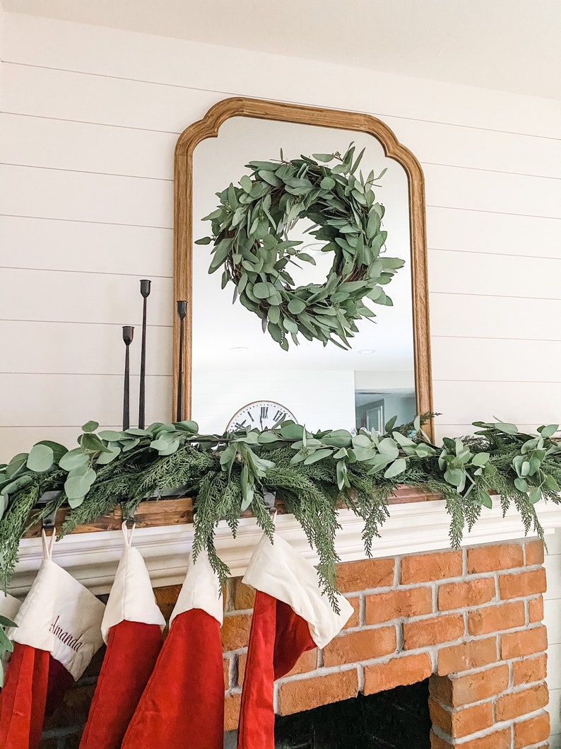 Faux Eucalyptus Garland for home wedding parties bridal showers image 5
