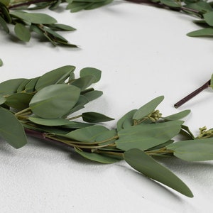 Faux Eucalyptus Garland for home wedding parties bridal showers image 2