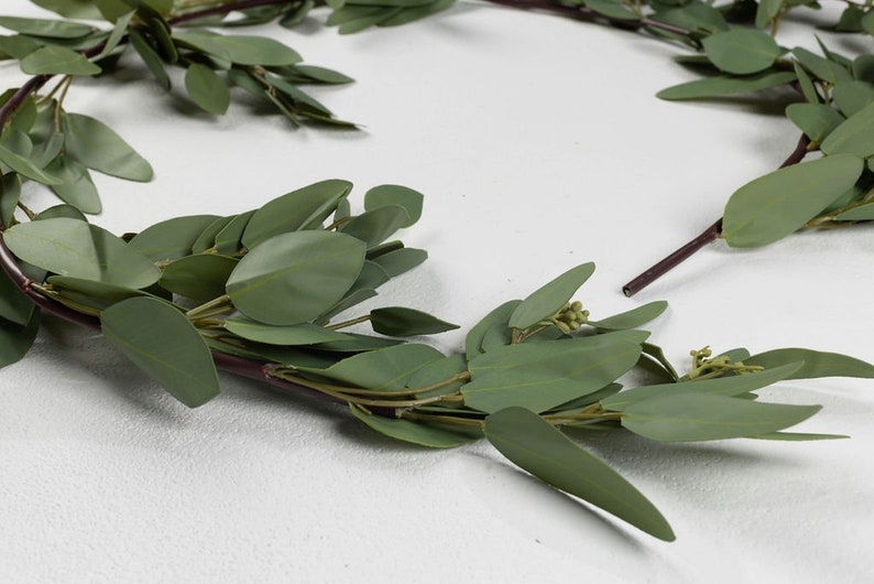 Faux Eucalyptus Garland for home wedding parties bridal showers image 2