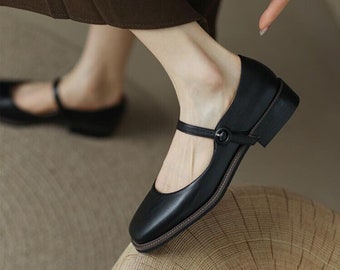 2023 New Flat Mary Janes Shoes, Shoes for Wide /Fat Feet,Women's Shoes,Comfortable Shoes,Spring Shoes,Summer Shoes