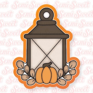 Autumn Lantern Cookie Cutter Fall Lantern Farm Pumpkin Farmhouse Cookie Cutter