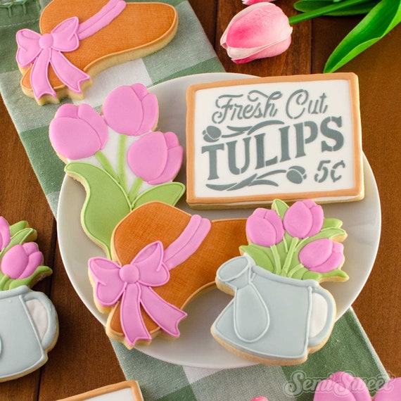 Spring Cookie Cutter Spring Tulip Cookie Cutter Set Gift for Spring