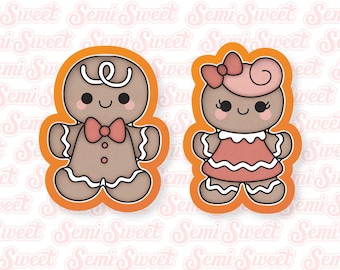 Christmas Cookie Cutter Gingerbread Cookie Cutter Gingerbread Man Girl Cookie Cutter Set