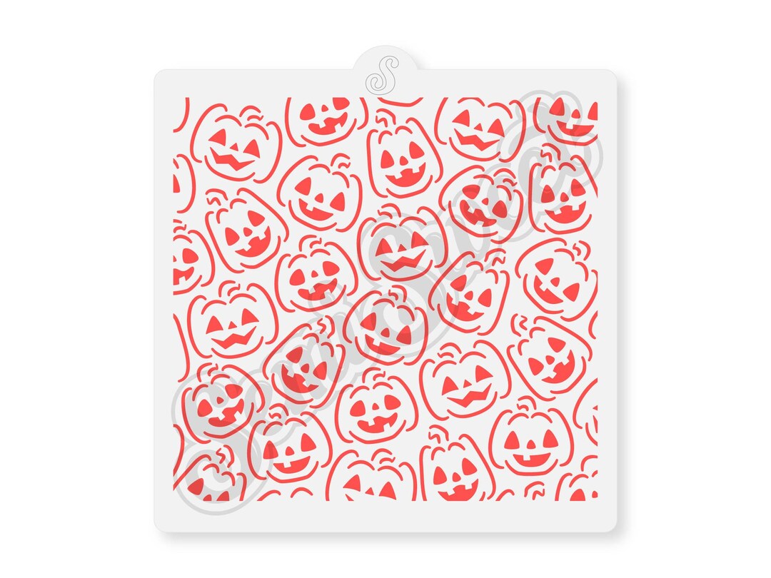 Jack O'lantern Pattern Stencil - Etsy