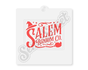 Salem Broom Co Sign Stencil