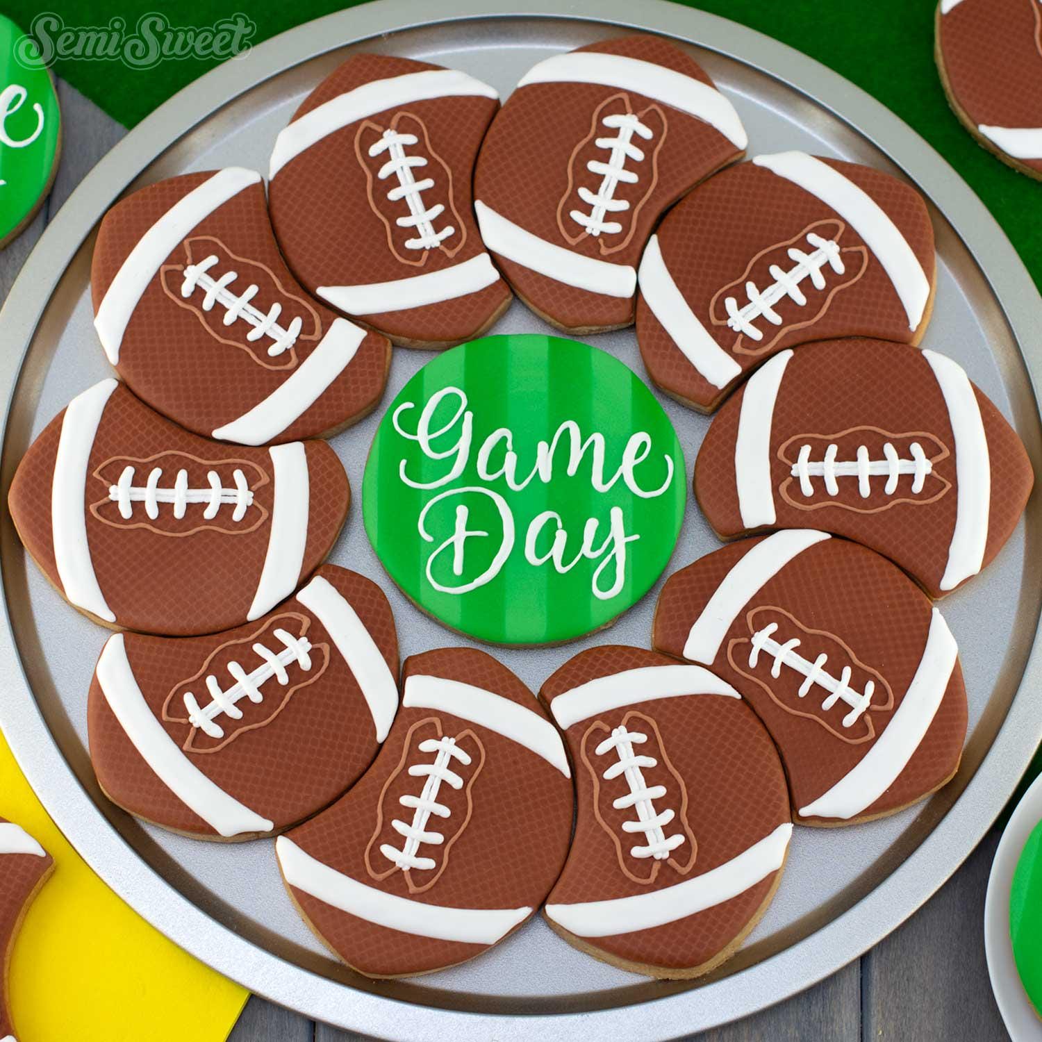 Football Cookie Cutter Football Overlapping Cookie Cutter Sports Cutter Team Cookie Cutter