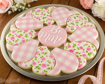 Valentine Cookie Cutters Overlapping Heart Platter Cookie Cutters