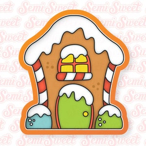 Christmas Cookie Cutter Gingerbread House Cookie Cutter