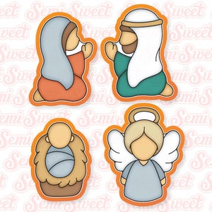 Christmas Cookie Cutter Nativity Cookie Cutter Set Religious Gift Christmas