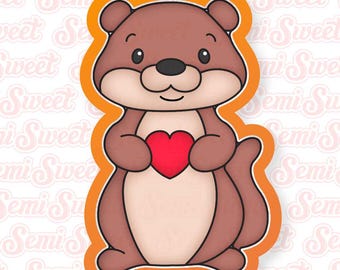 Standing Otter Cookie Cutter